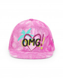 Casquette fille en sergé lilas Collection Flamingo Mood Casquette fille en sergé lilas Collection Flamingo Mood
