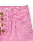 Short en jean rose pour fille. Collection Flamingo Mood Short en jean rose pour fille. Collection Flamingo Mood