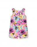 Combinaison fille lilas en maille Collection Flamingo Mood Combinaison fille lilas en maille Collection Flamingo Mood