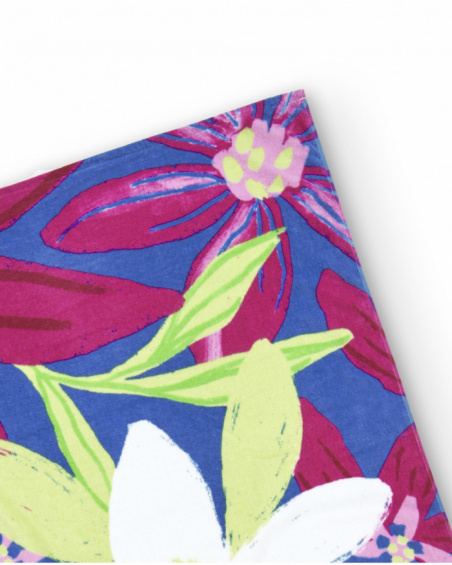 Serviette fuchsia fille Collection Acid Bloom