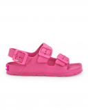 Sandales fille fuchsia en caoutchouc Collection Acid Bloom Sandales fille fuchsia en caoutchouc Collection Acid Bloom