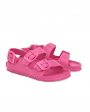 Sandales fille fuchsia en caoutchouc Collection Acid Bloom Sandales fille fuchsia en caoutchouc Collection Acid Bloom