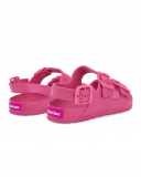 Sandales fille fuchsia en caoutchouc Collection Acid Bloom Sandales fille fuchsia en caoutchouc Collection Acid Bloom