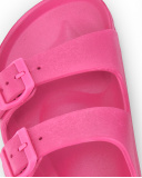 Sandales fille fuchsia en caoutchouc Collection Acid Bloom Sandales fille fuchsia en caoutchouc Collection Acid Bloom