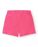 Short fille fuchsia en maille Collection Acid Bloom Short fille fuchsia en maille Collection Acid Bloom
