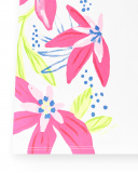 T-shirt fille en maille blanc Collection Acid Bloom T-shirt fille en maille blanc Collection Acid Bloom