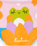 Bavoir bandana rose fille Collection Water Lilies