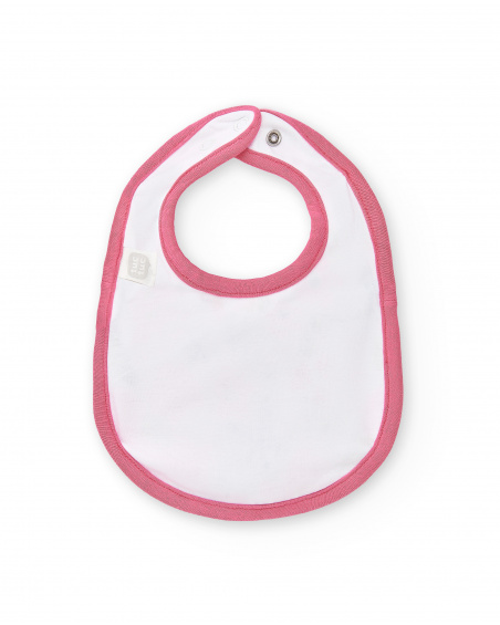 Pack bavoir rose fille Collection Over The Rainbow