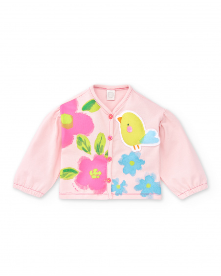Ensemble tricot fille lilas Collection Over The Rainbow