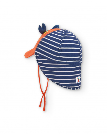 Bonnet tricoté rouge garçon Collection Frutti