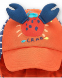 Bonnet tricoté rouge garçon Collection Frutti