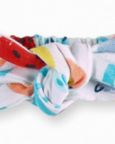 Bandeau fille en tricot blanc Collection Frutti