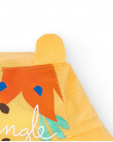 Bonnet réversible en maille orange garçon Collection Animal Life