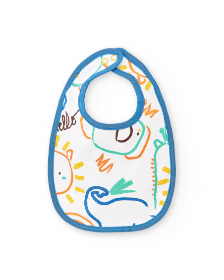 Pack bavoirs bandana fille orange Collection Animal Life