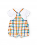 Ensemble plat tricoté blanc garçon Collection Animal Life