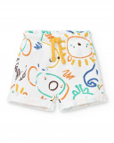 Ensemble tricot jaune garçon Collection Animal Life