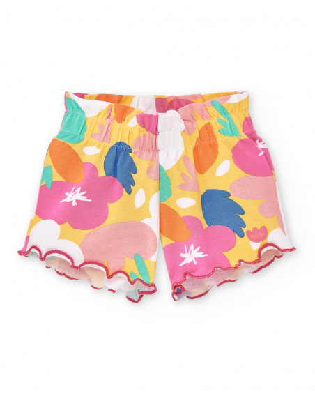 Ensemble tricot rose fille Collection Animal Life