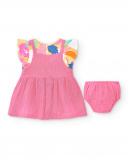 Ensemble plat rose fille Collection Animal Life