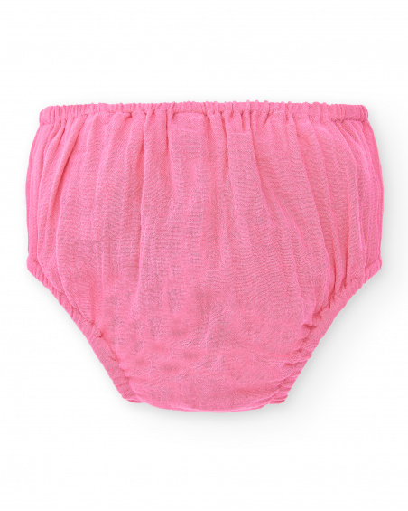 Ensemble plat rose fille Collection Animal Life