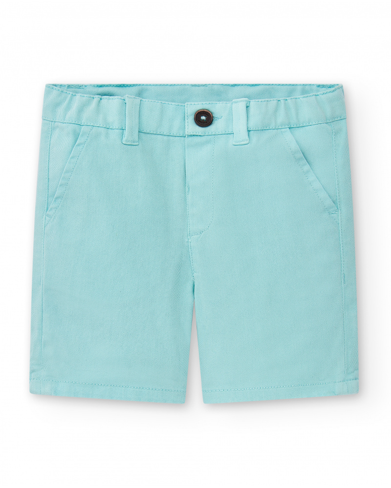 Bermuda garçon en sergé bleu Collection Paradiso