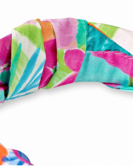 Bandeau rigide plat fille blanc Collection Paradiso