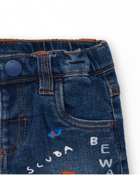 Short en jean bleu garçon Collection Salty Air Short en jean bleu garçon Collection Salty Air