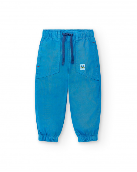 Pantalon garçon bleu en sergé Collection Salty Air Pantalon garçon bleu en sergé Collection Salty Air