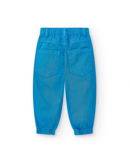Pantalon garçon bleu en sergé Collection Salty Air Pantalon garçon bleu en sergé Collection Salty Air