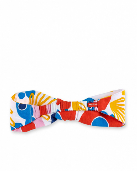 Bandeau tricoté blanc fille Collection Salty Air