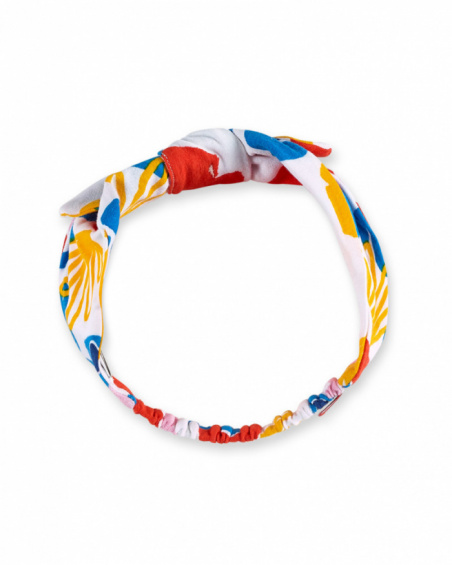 Bandeau tricoté blanc fille Collection Salty Air