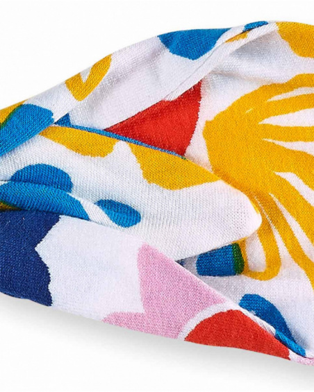 Bandeau tricoté blanc fille Collection Salty Air