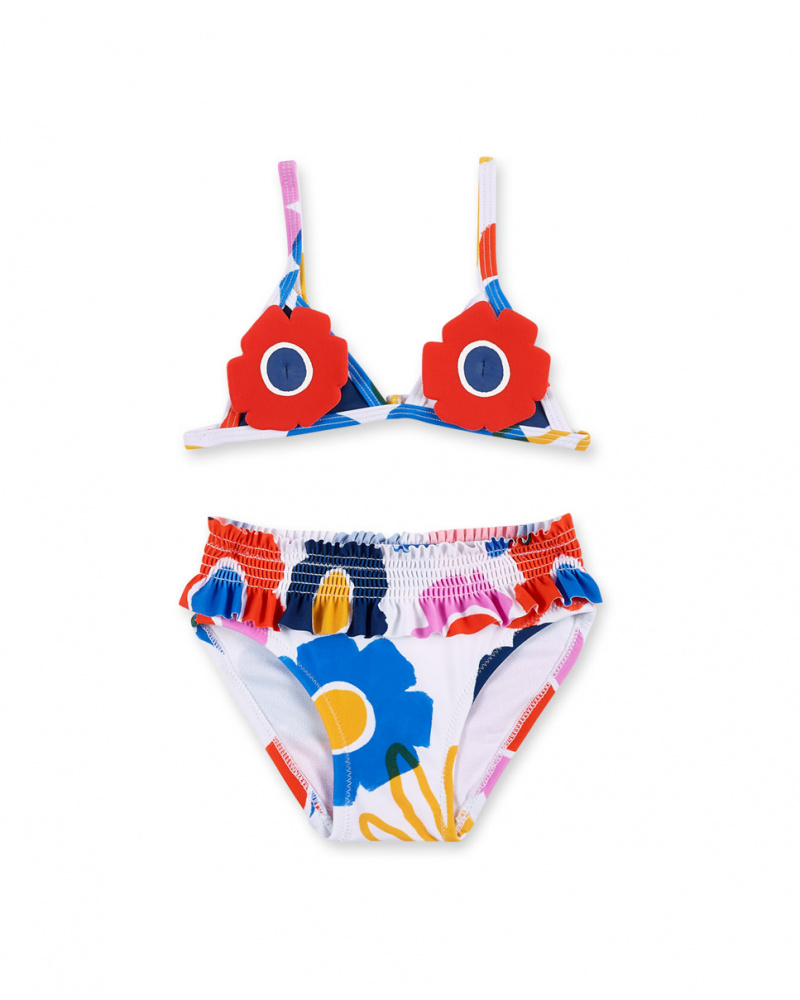 Bikini blanc fille Collection Salty Air