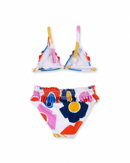 Bikini blanc fille Collection Salty Air