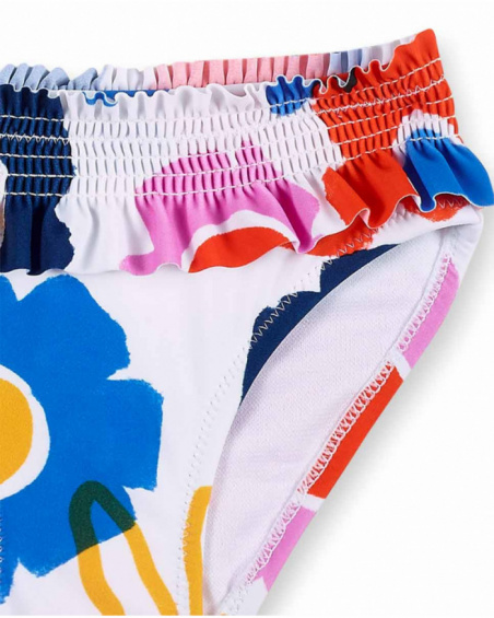 Bikini blanc fille Collection Salty Air