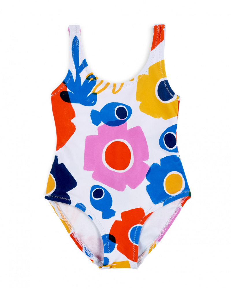 Maillot de bain blanc fille Collection Salty Air