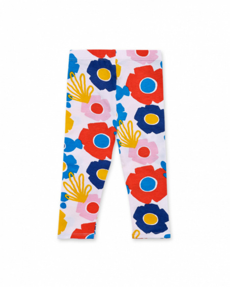 Legging fille en maille blanc Collection Salty Air Legging fille en maille blanc Collection Salty Air