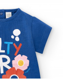 T-shirt fille bleu en maille Collection Salty Air T-shirt fille bleu en maille Collection Salty Air