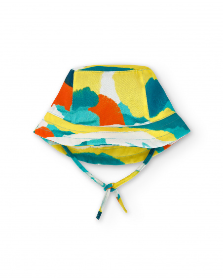 Chapeau plat blanc garçon Collection Laguna Beach