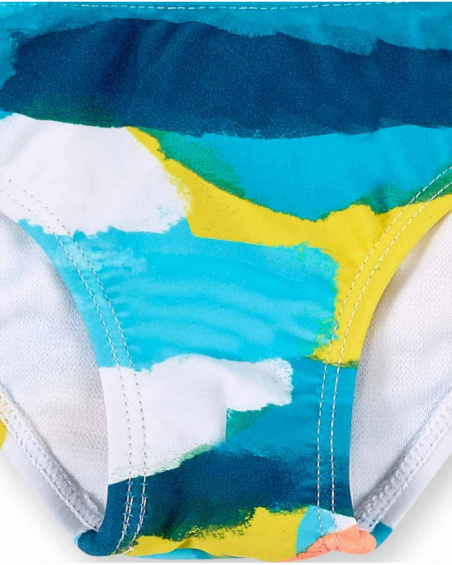 Maillot de bain slip garçon blanc Collection Laguna Beach
