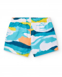 Maillot de bain bermuda garçon blanc Collection Laguna Beach