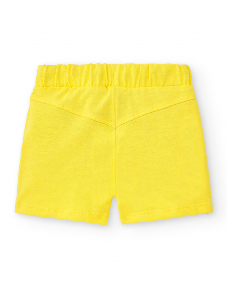 Bermuda tricot garçon jaune Collection Laguna Beach Bermuda tricot garçon jaune Collection Laguna Beach