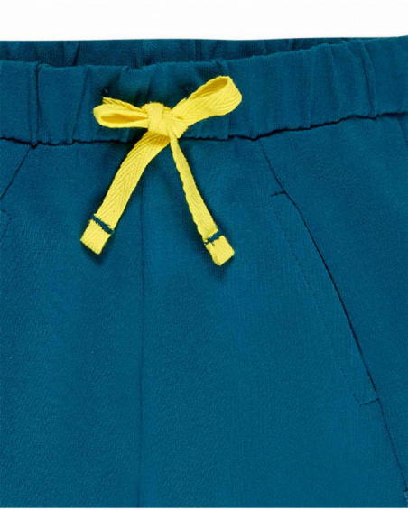 Pantalon peluche garçon bleu Collection Laguna Beach Pantalon peluche garçon bleu Collection Laguna Beach