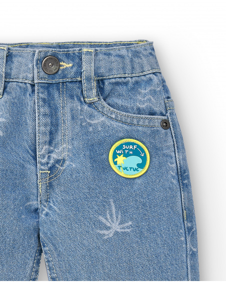 Pantalon en jean bleu garçon Collection Laguna Beach