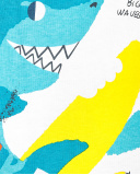 T-shirt garçon en maille blanc requin Collection Laguna Beach