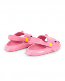 Sandales en caoutchouc rose fille Collection Laguna Beach