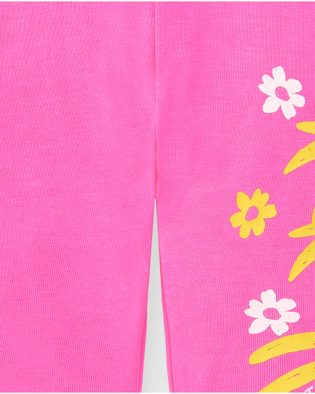 Legging pirate tricoté fuchsia fille Collection Laguna Beach