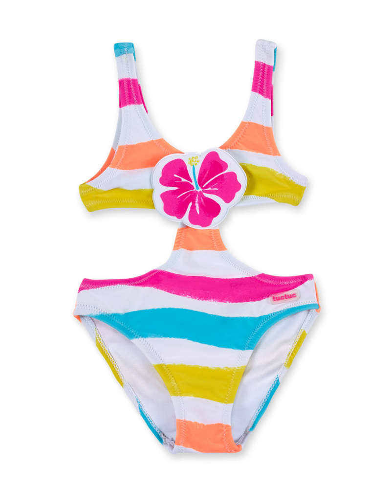 Trikini blanc fille Collection Laguna Beach