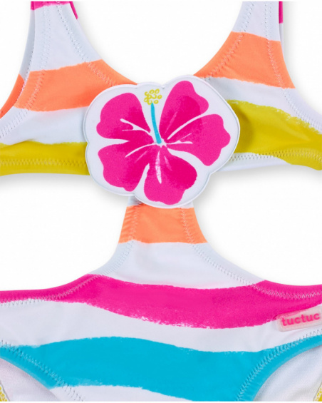 Trikini blanc fille Collection Laguna Beach