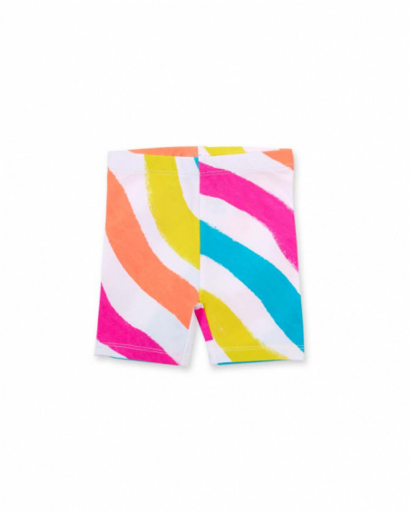 Legging cycliste fille blanc tricoté Collection Laguna Beach Legging cycliste fille blanc tricoté Collection Laguna Beach