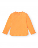 T-shirt long en maille orange fille Collection Laguna Beach T-shirt long en maille orange fille Collection Laguna Beach